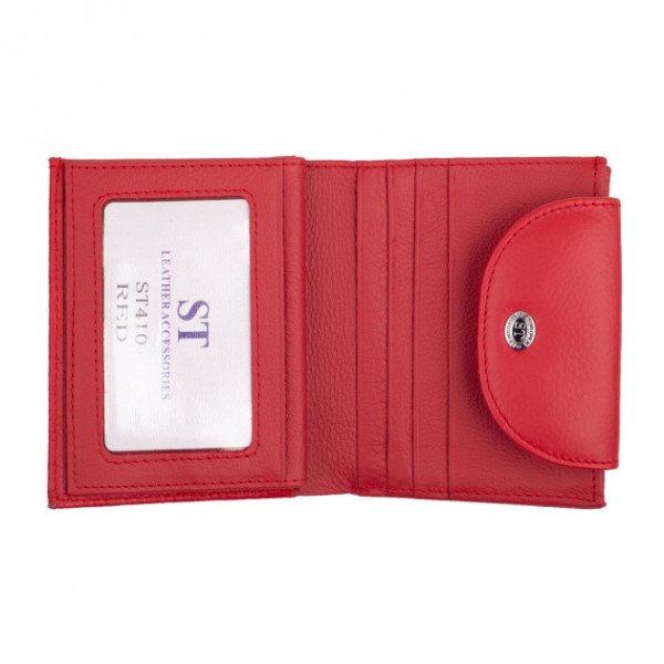 Кошелек женский кожаный ST Leather (ST410) 98480 Красный
