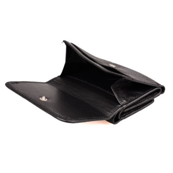 Шкіряний гаманець зі шкіри ST Leather (ST403) 98457 Чорний