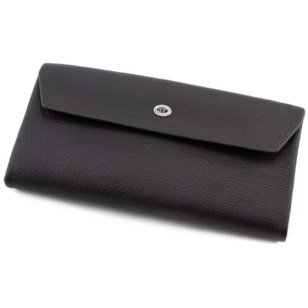 Клатч- гаманець шкіряний ST Leather (ST42) 98486 Чорний