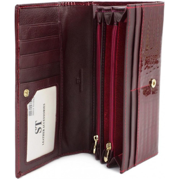 Женский кошелек из натуральной кожи ST Leather (S2001A) 98227 Бордовый