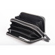 Шкіряний гаманець клатч на дві блискавки ST Leather (SТ238-2) 98577 Чорний