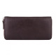 Шкіряний кошелек- клатч на блискавки ST Leather (ST238) 382023 Коричневий