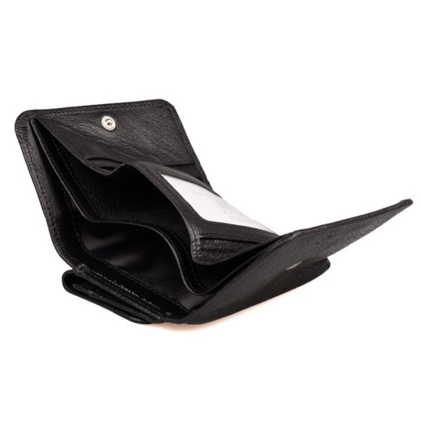 Шкіряний гаманець зі шкіри ST Leather (ST403) 98457 Чорний