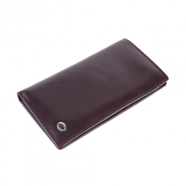 Кошелек мужской кожаный ST Leather (В-MS35) 98657 Коричневый