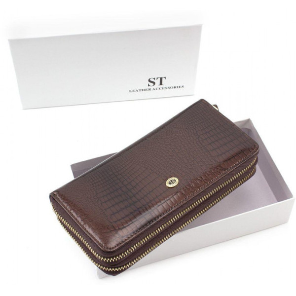 Женский кошелек из натуральной кожи ST Leather (S5001A) 98249 Коричневый