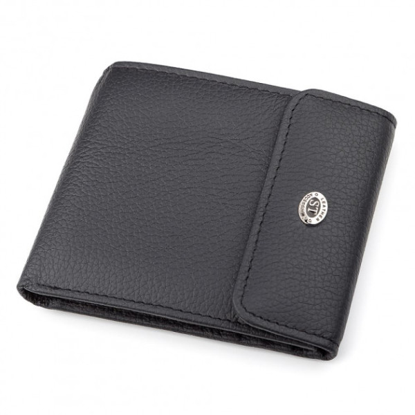Кошелек из натуральной кожи ST Leather (ST155) 98387 Черный