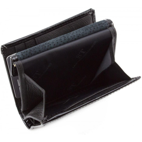 Жіночий шкіряний гаманець ST Leather (S1101A) 98199 Чорний