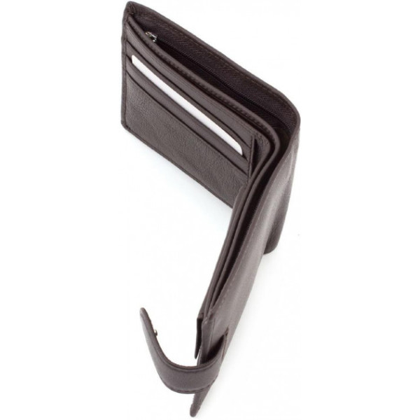 Мужской кожаный кошелек ST Leather (ST104) 98308 Коричневый