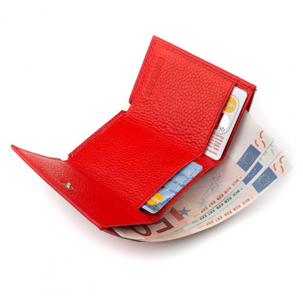 Гаманець з натуральної шкіри ST Leather (ST440) 98520 Червоний