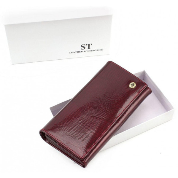 Женский кошелек из натуральной кожи ST Leather (S2001A) 98227 Бордовый
