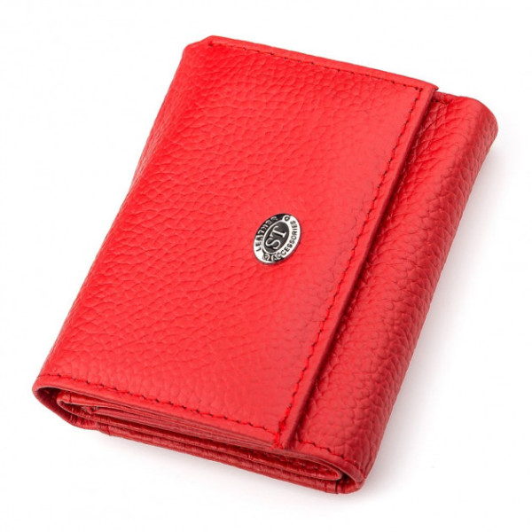 Гаманець з натуральної шкіри ST Leather (ST440) 98520 Червоний