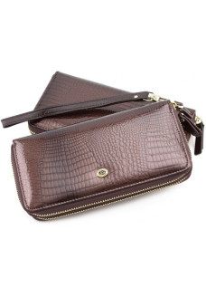 Женский кошелек из натуральной кожи ST Leather (S5001A) 98249 Коричневый
