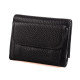 Женский кожаный кошелек складной маленький ST Leather (ST440) 98522 Черный
