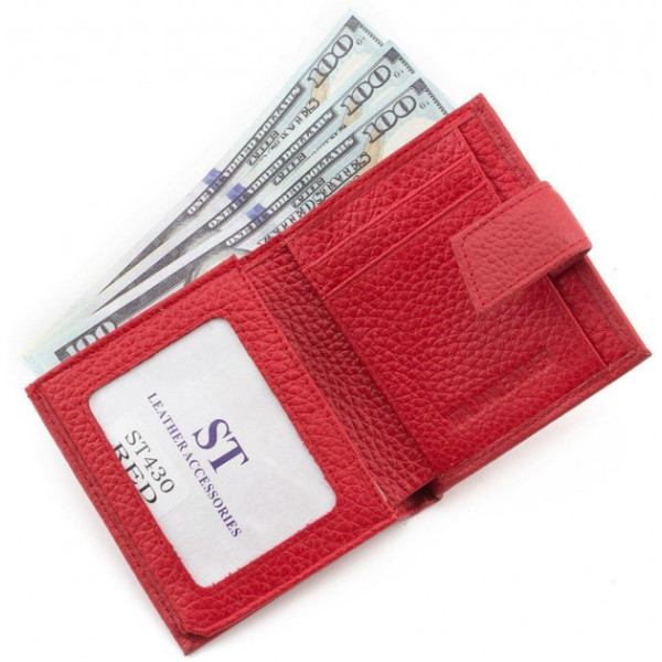 Жіночий гаманець шкіряний ST Leather (ST430) 98513 Червоний