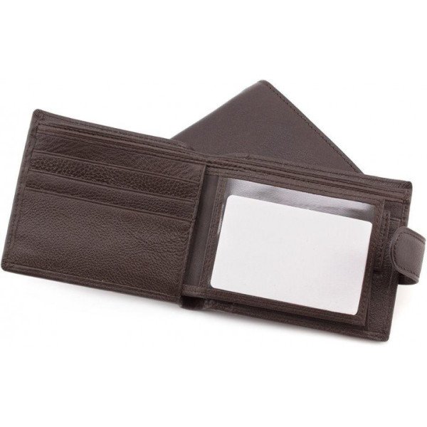 Мужской кожаный кошелек ST Leather (ST103) 98304 Коричневый