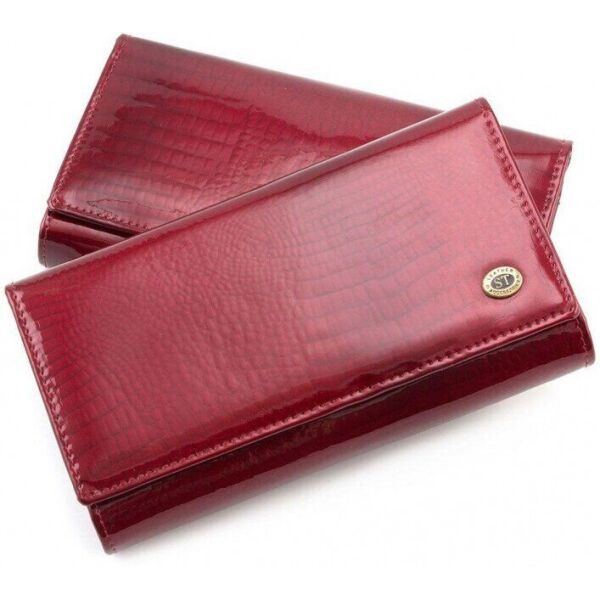 Женский кожаный кошелек ST Leather (S8001A) 98277 Красный