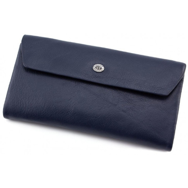 Клатч- кошелек кожаный ST Leather (ST42) 98487 Синий