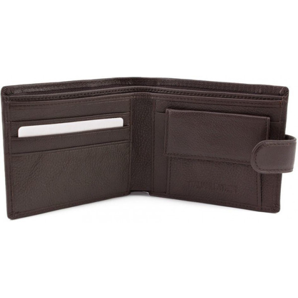 Мужской кожаный кошелек ST Leather (ST104) 98308 Коричневый