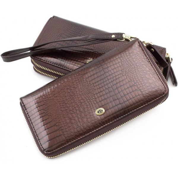 Женский кошелек кожаный ST Leather (S4001A) 98238 Коричневый