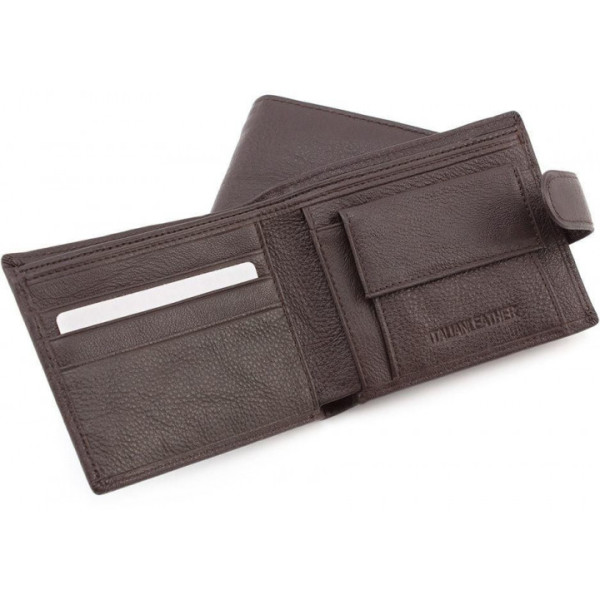 Мужской кожаный кошелек ST Leather (ST104) 98308 Коричневый
