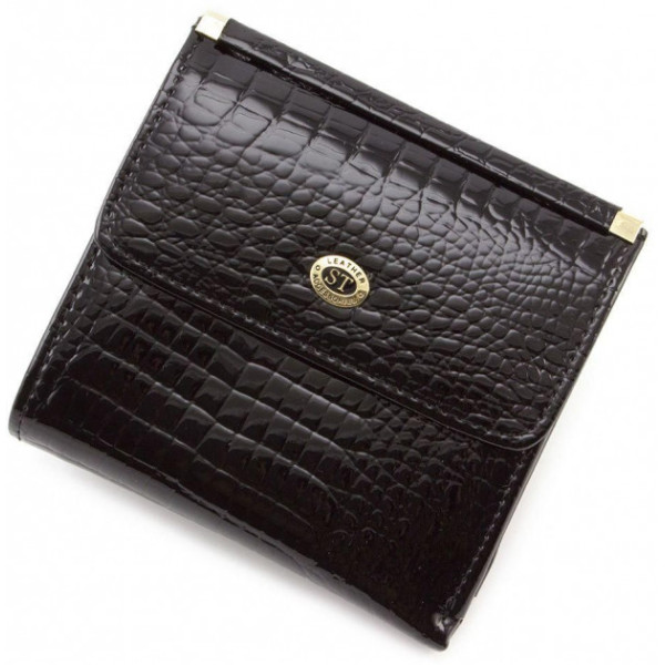 Жіночий шкіряний гаманець ST Leather (S1101A) 98199 Чорний