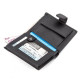 Мужской кошелек натуральная кожа ST Leather (ST132) 98330 Черный