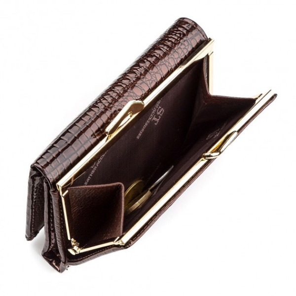 Гаманець жіночий зі шкіри ST Leather (S1201A) 98214 Коричневий