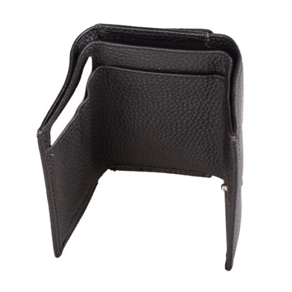 Женский кожаный кошелек складной маленький ST Leather (ST440) 98522 Черный