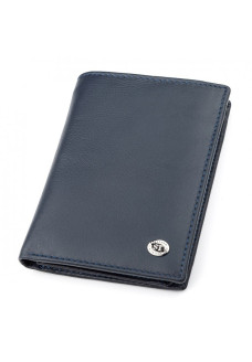 Кошелек мужской из кожи ST Leather (ST-2) 98401 Синий