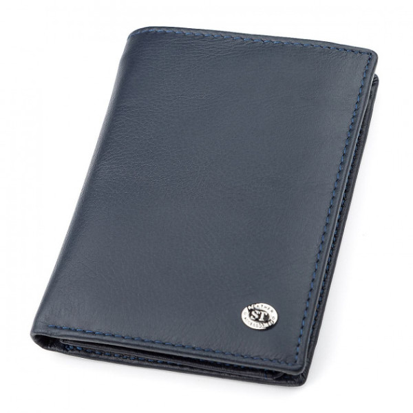 Кошелек мужской из кожи ST Leather (ST-2) 98401 Синий