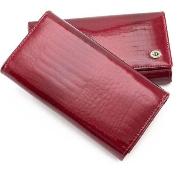 Женский кожаный кошелек ST Leather (S8001A) 98277 Красный