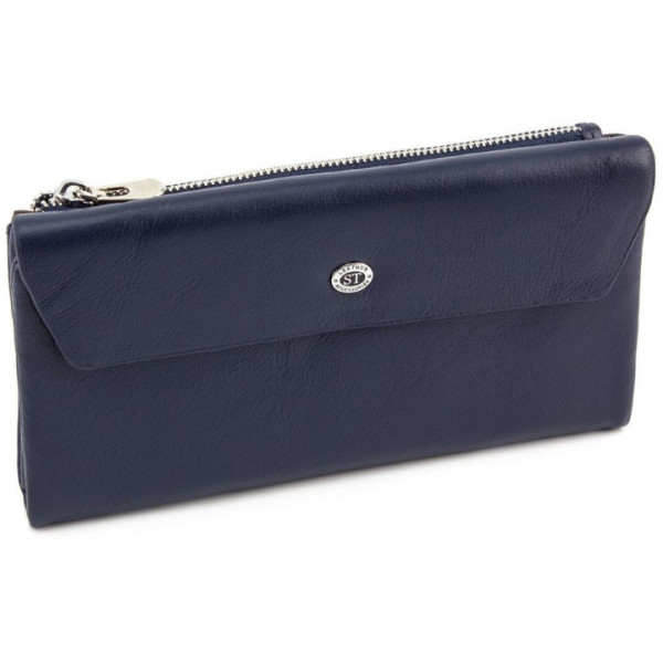 Клатч- кошелек кожаный ST Leather (ST42) 98487 Синий