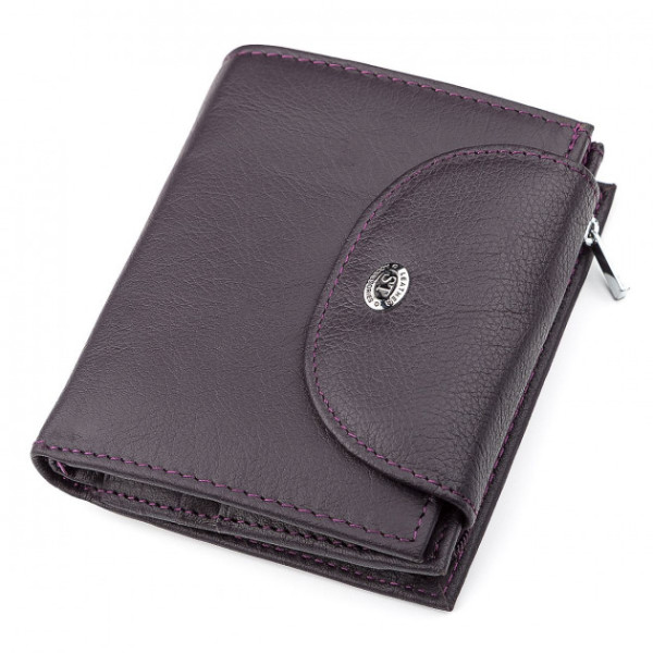 Гаманець жіночий зі шкіри ST Leather (ST410) 98462 Фіолетовий