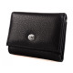 Женский кожаный кошелек складной маленький ST Leather (ST440) 98522 Черный