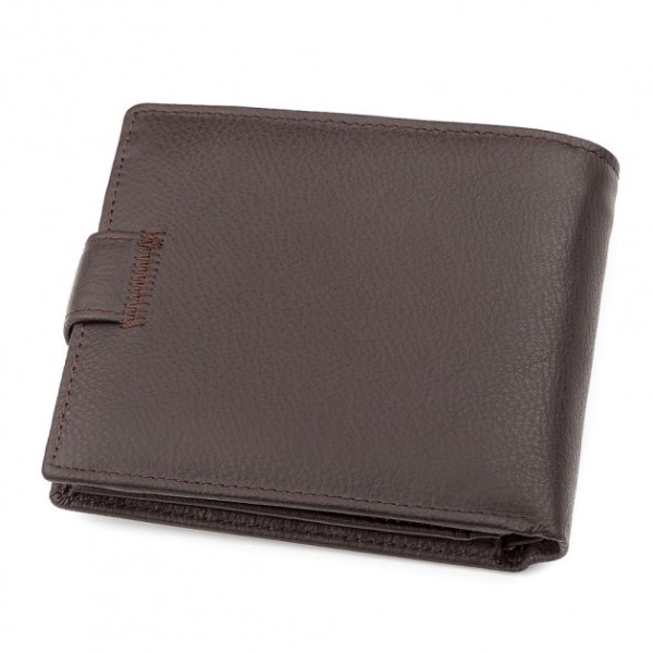 Чоловічий гаманець з натуралной шкіри ST Leather (ST138) 98341 Коричневий