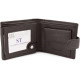 Мужской кожаный кошелек ST Leather (ST102) 98299 Коричневый