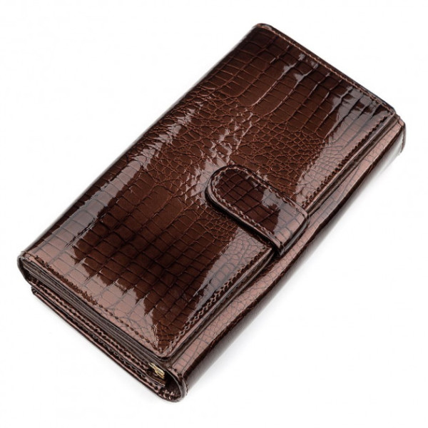 Гаманець жіночий з натуралной шкіри ST Leather (S9001A) 98282 Коричневий