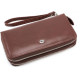 Клатч- борсетка на две молнии кожаный ST Leather (B139-3) 98107 Коричневый