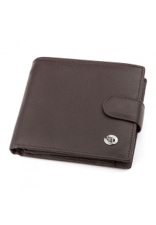 Мужской кошелек из натуралной кожи ST Leather (ST138) 98341 Коричневый