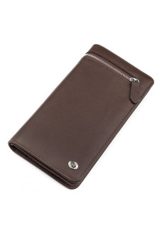 Мужской кошелек кожаный ST Leather (ST291) 98435 Коричневый