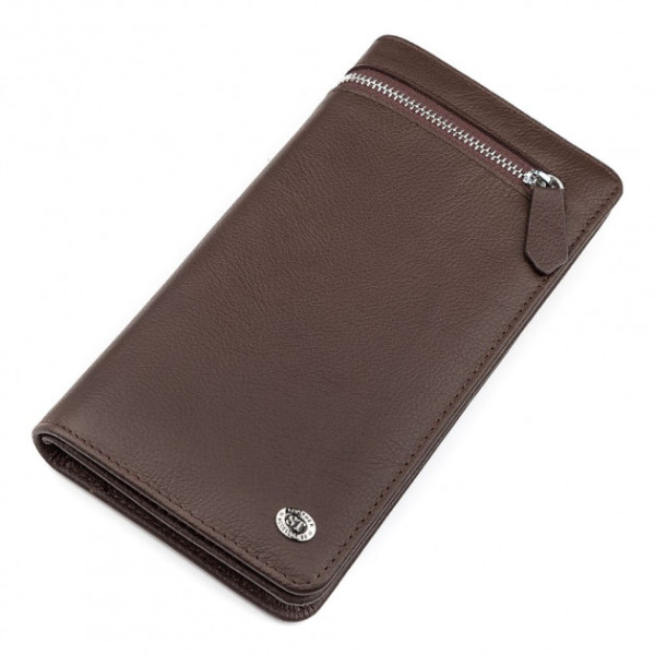 Мужской кошелек кожаный ST Leather (ST291) 98435 Коричневый