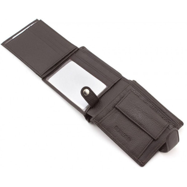 Мужской кожаный кошелек ST Leather (ST102) 98299 Коричневый