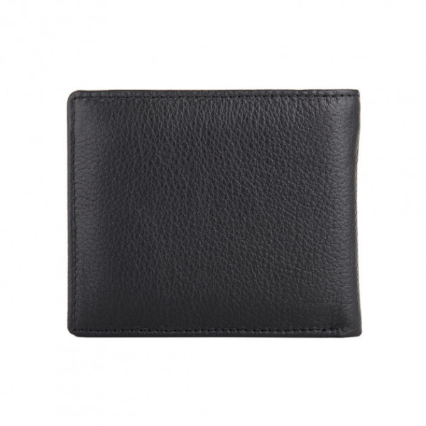 Мужской кожаный кошелек ST Leather (ST-4) 98453 Черный