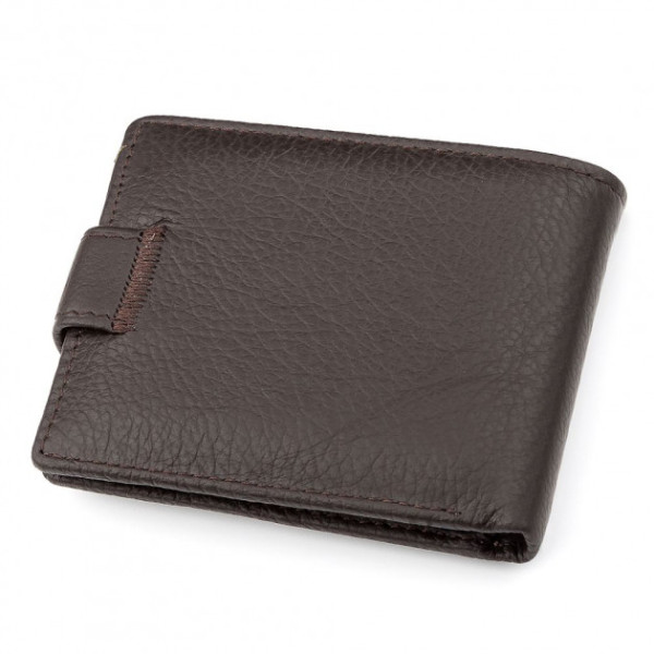 Мужской кошелек из натуралной кожи ST Leather (ST114) 98319 Коричневый