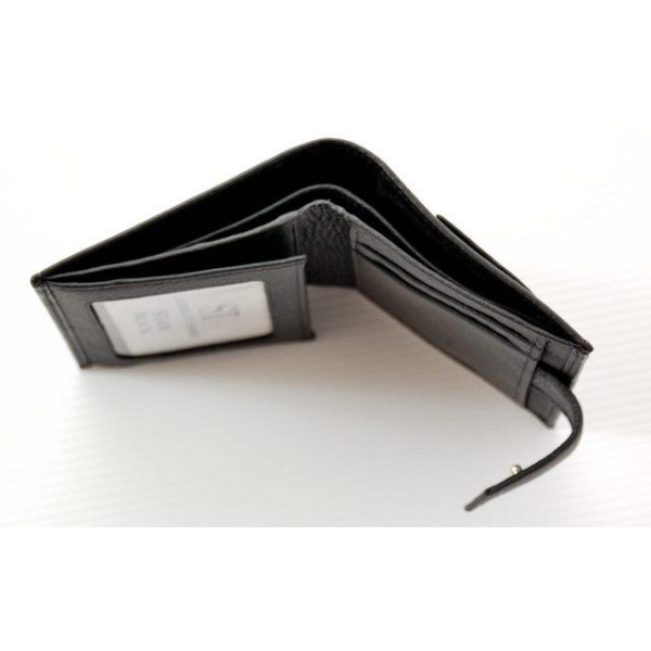 Маленький шкіряний гаманець ST Leather (ST430) 98509 Чорний