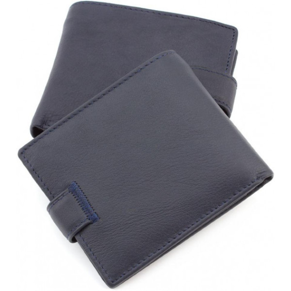 Чоловічий шкіряний гаманець ST Leather (ST138) 98338 Синій