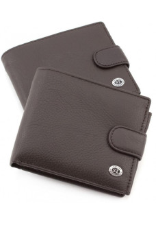 Мужской кожаный кошелек ST Leather (ST102) 98299 Коричневый