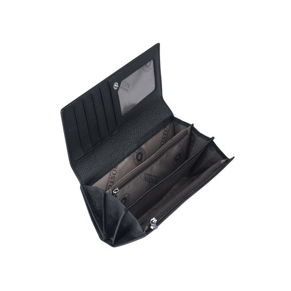 Кошелек женский из натуралной кожи Boston (B217) 98137 Черный