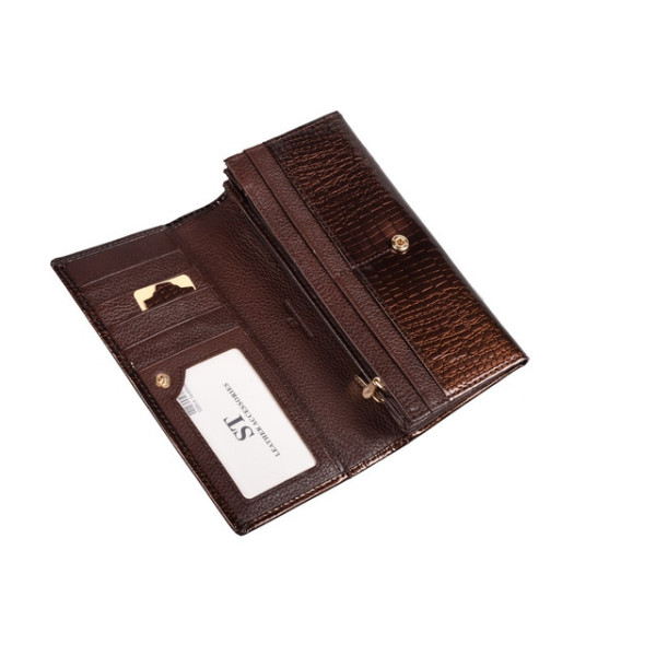 Женский кожаный кошелек ST Leather (S2001A) 98221 Коричневый