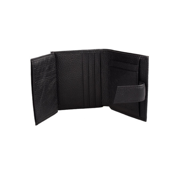 Маленький шкіряний гаманець ST Leather (ST430) 98509 Чорний